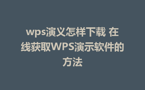 wps演义怎样<a href=